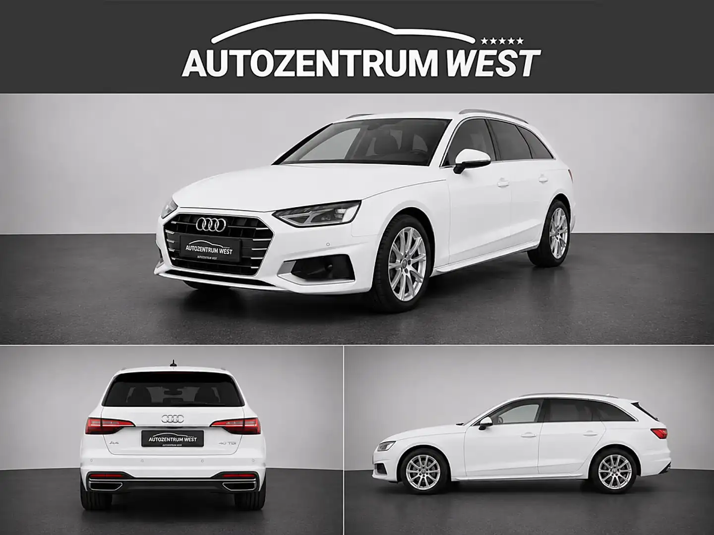 Audi A4 40 2.0 TDI advanced...NAVI/LED/ACC/Kamera Weiß - 1