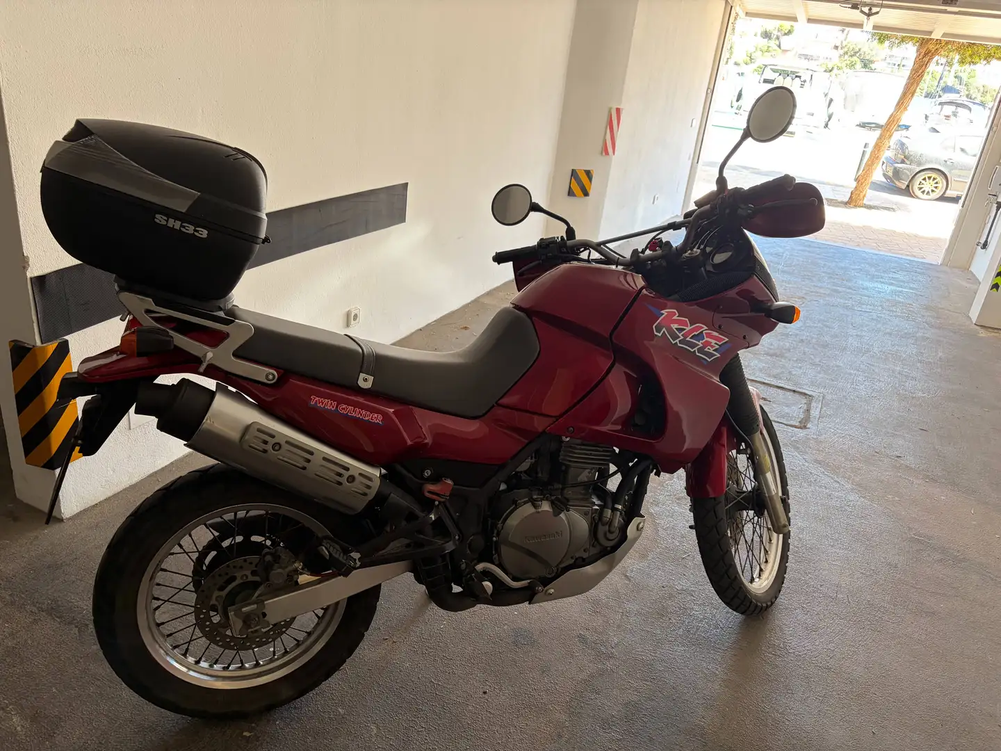 Kawasaki KLE 500 Standard Rojo - 1