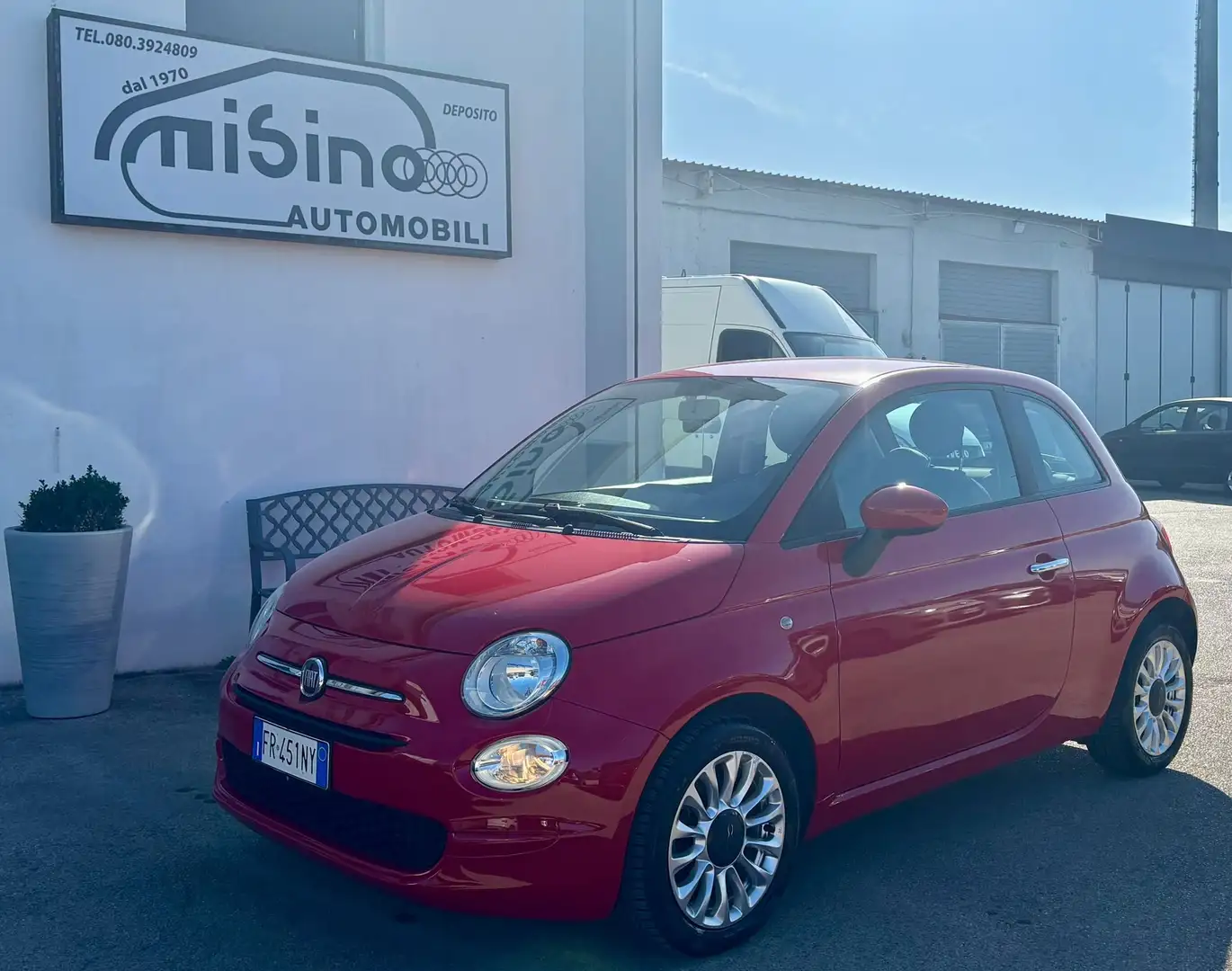 Fiat 500 500 III 2018 1.2 Lounge Rosso - 1