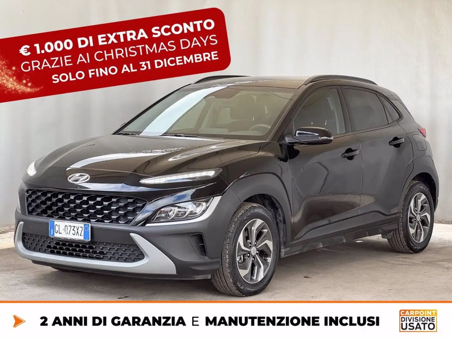 Hyundai KONA 1.6 gdi hev xline safety pack 2wd 141cv dct Nero - 1