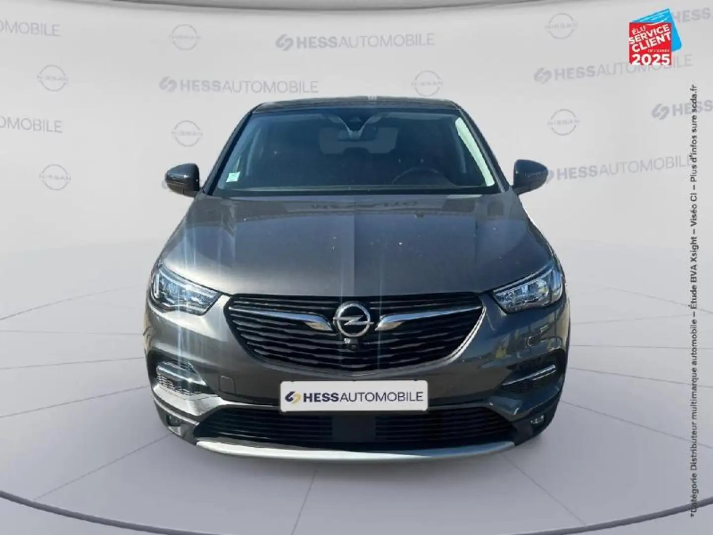 Opel Grandland X 1.2 Turbo 130ch Elegance Business Camera Gris - 2