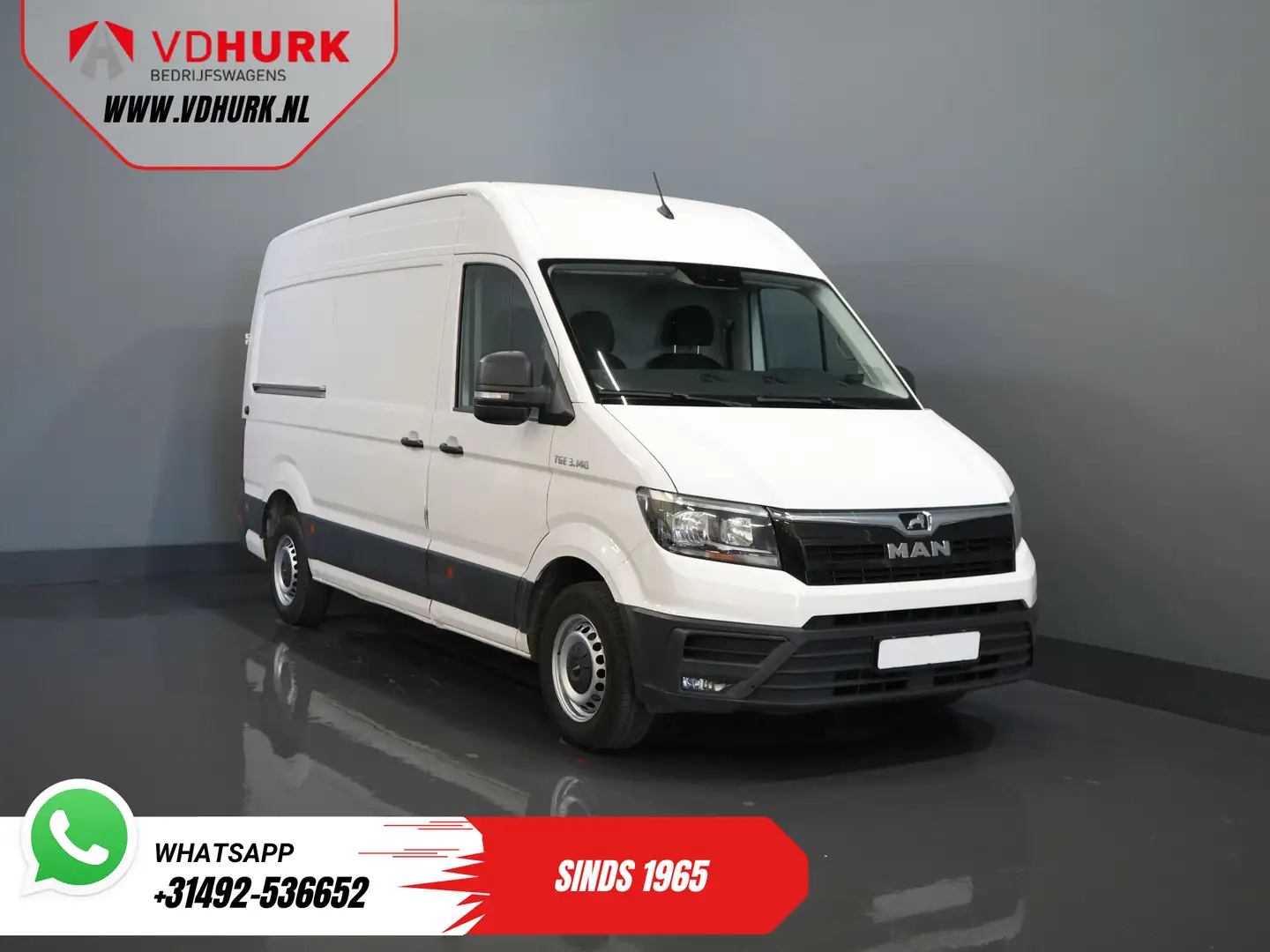 MAN TGE 3.140 140 pk 2.0 TDI DSG Aut. L3H3 EXPORT ONLY 270 Weiß - 1
