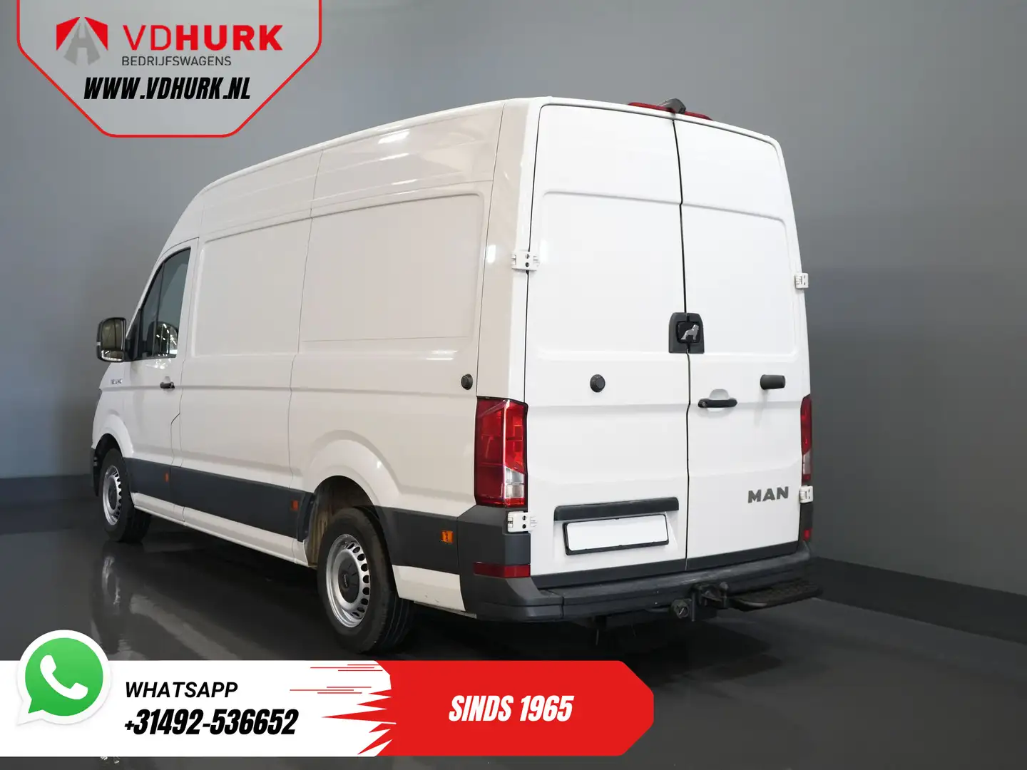 MAN TGE 3.140 140 pk 2.0 TDI DSG Aut. L3H3 EXPORT ONLY 270 Weiß - 2