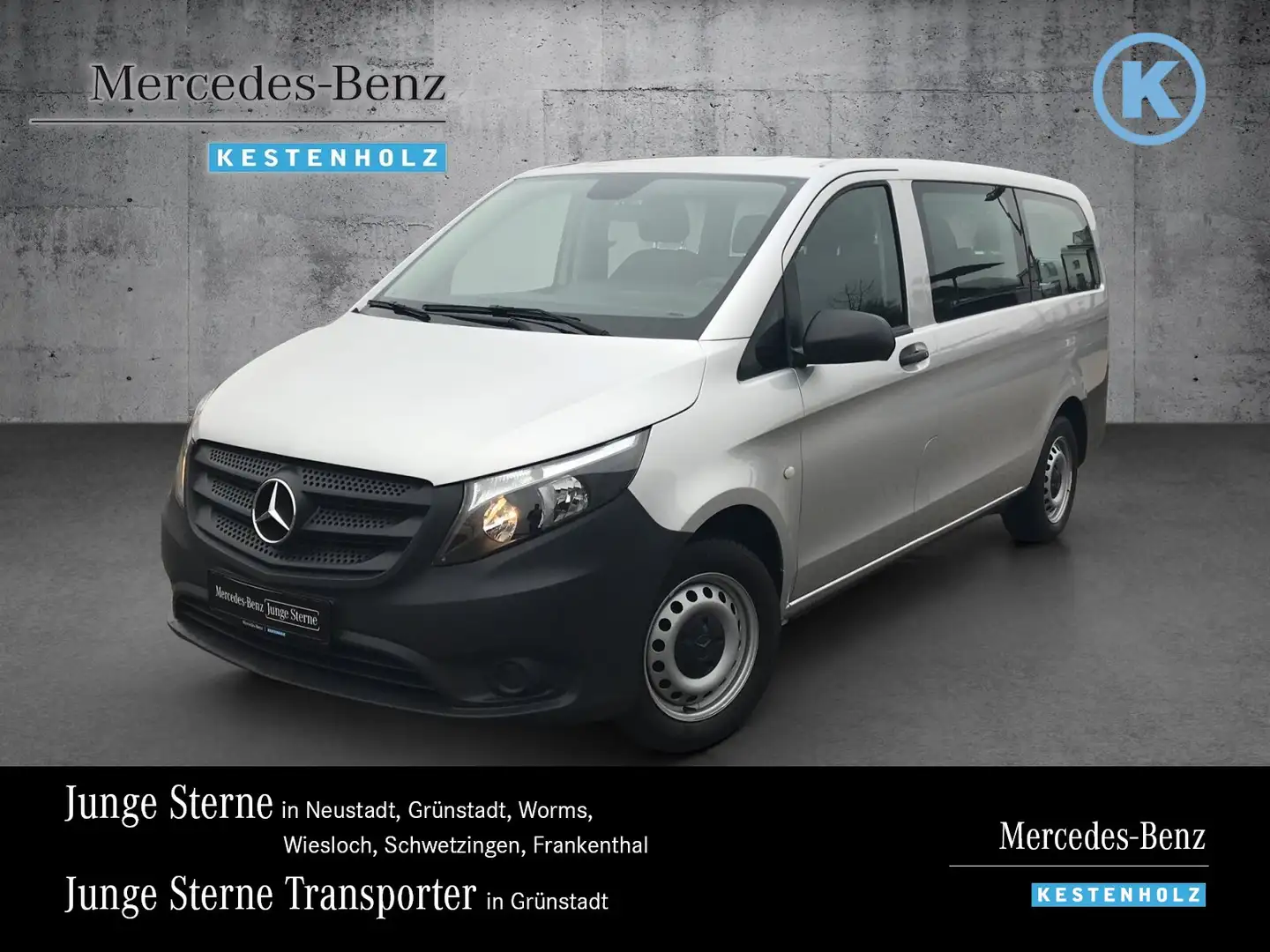 Mercedes-Benz Vito Vito 114 CDI TOURER PRO L AUTOMATIK+KLIMA+AHK+! Silber - 1