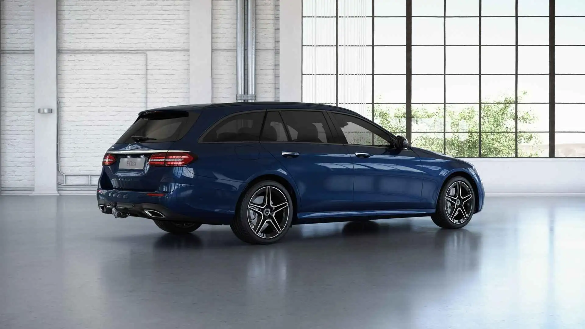 Mercedes-Benz E 300 Estate e Business Solution AMG | Night | Panoramad Blauw - 2