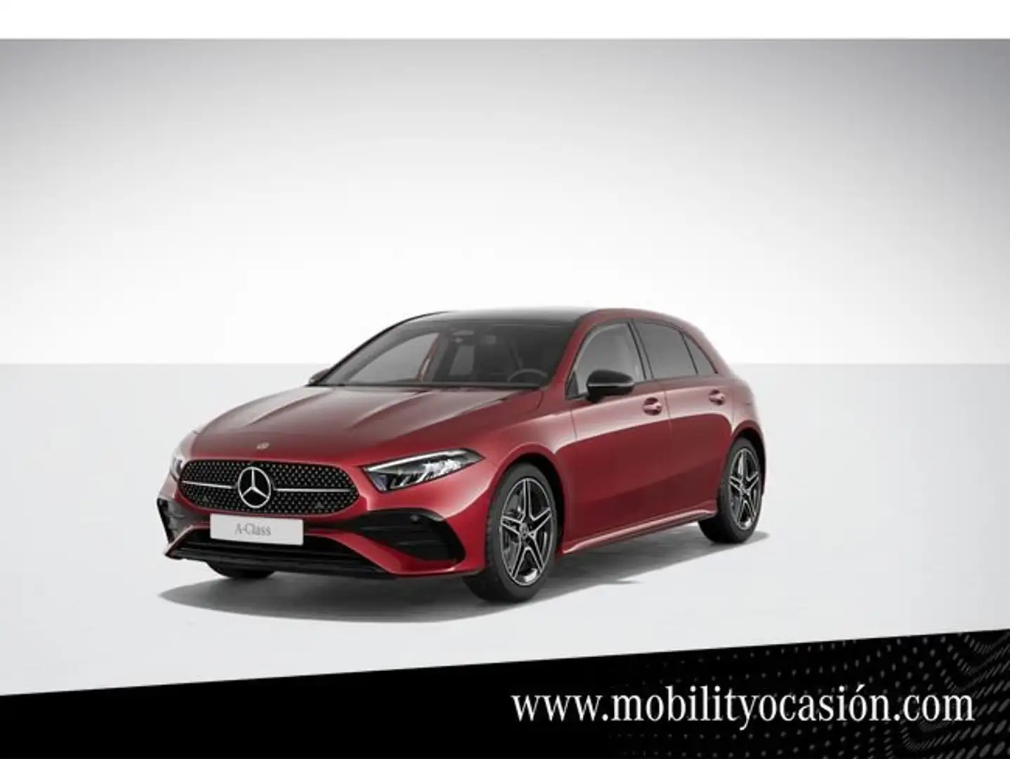 Mercedes-Benz A 250 e amg line Rojo - 1