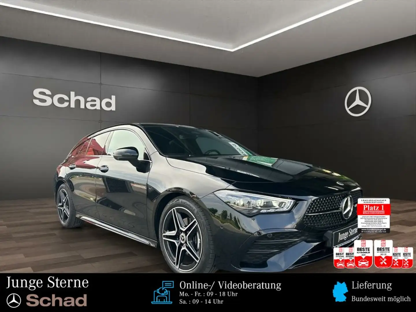 Mercedes-Benz CLA 180 CLA 180 SB AMG+MBUX+MULTIBEAM+PANO+360+DISTR+SHZ Nero - 1