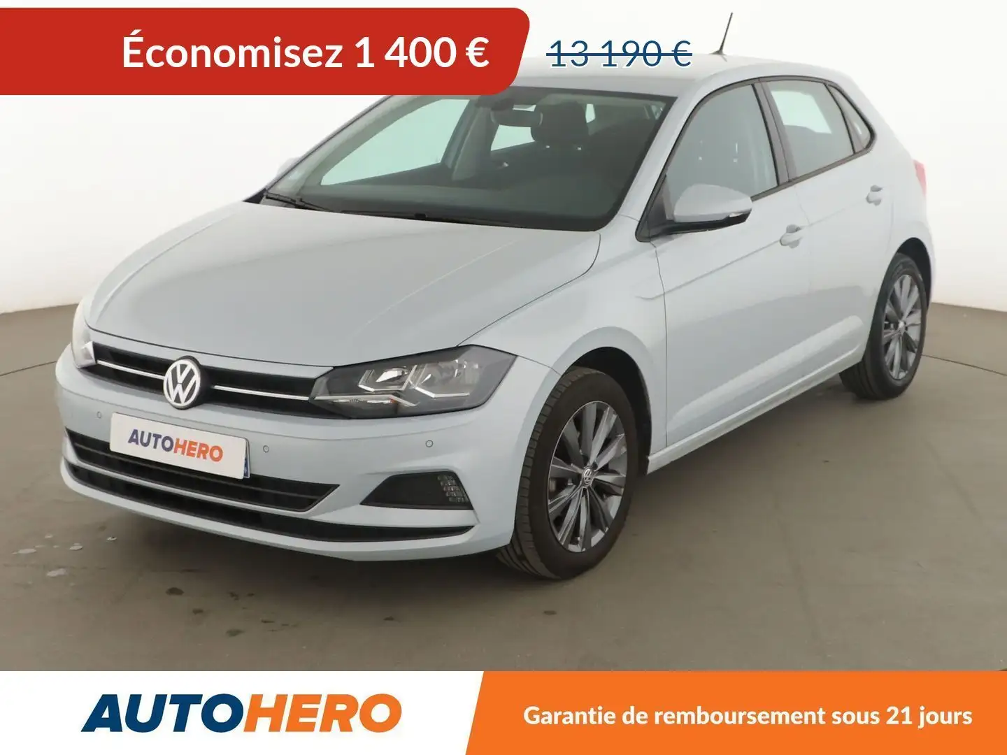 Volkswagen Polo 1.0 TSI Confortline Gris - 1