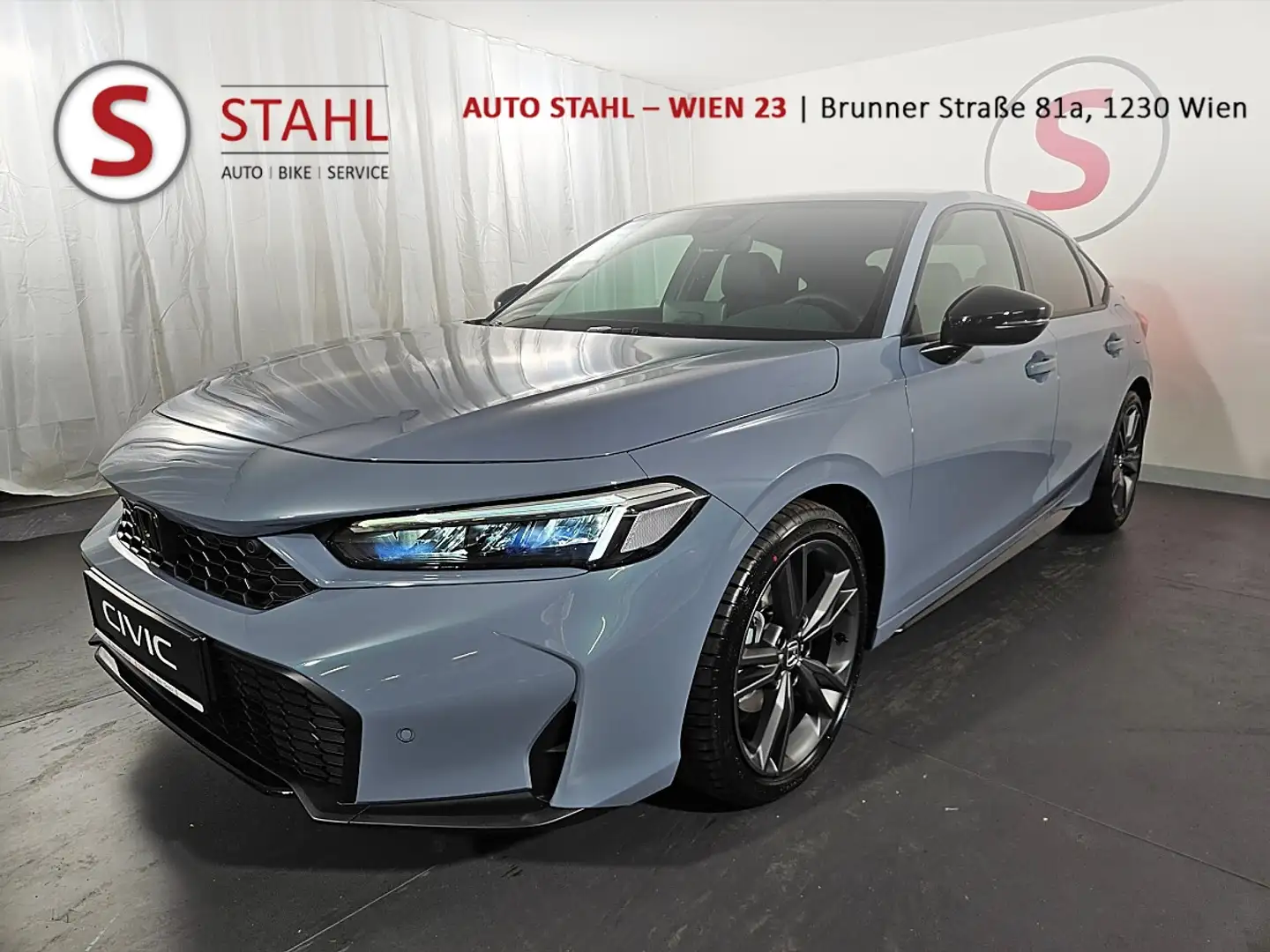 Honda Civic Hybrid Sport Aut. Sport Paket | Auto Stahl Wien 23 Grau - 1