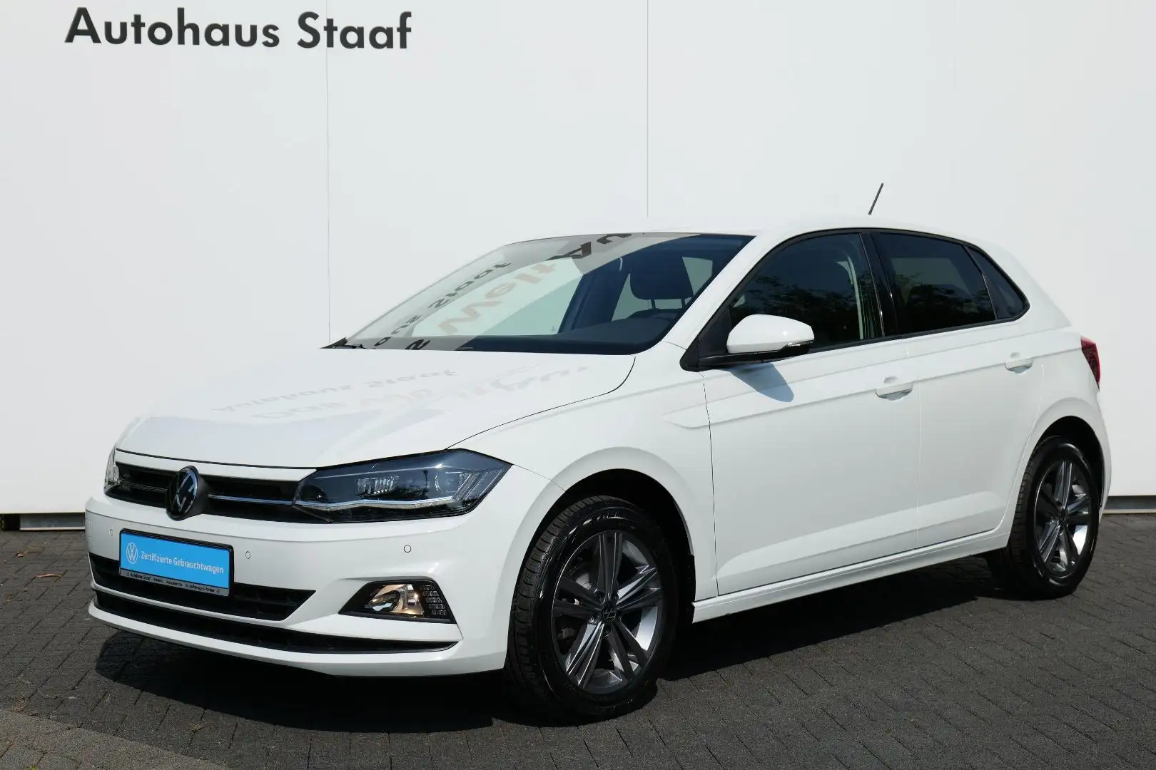 Volkswagen Polo Comfortline 1.0 TSI 995PS DSG APP+LED+PDC+BT Weiß - 2
