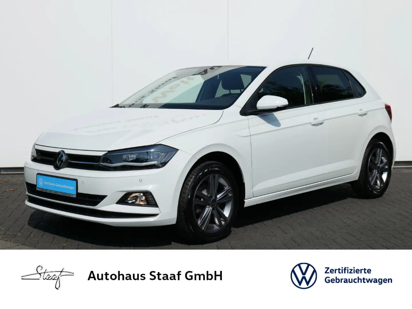 Volkswagen Polo Comfortline 1.0 TSI 995PS DSG APP+LED+PDC+BT Weiß - 1