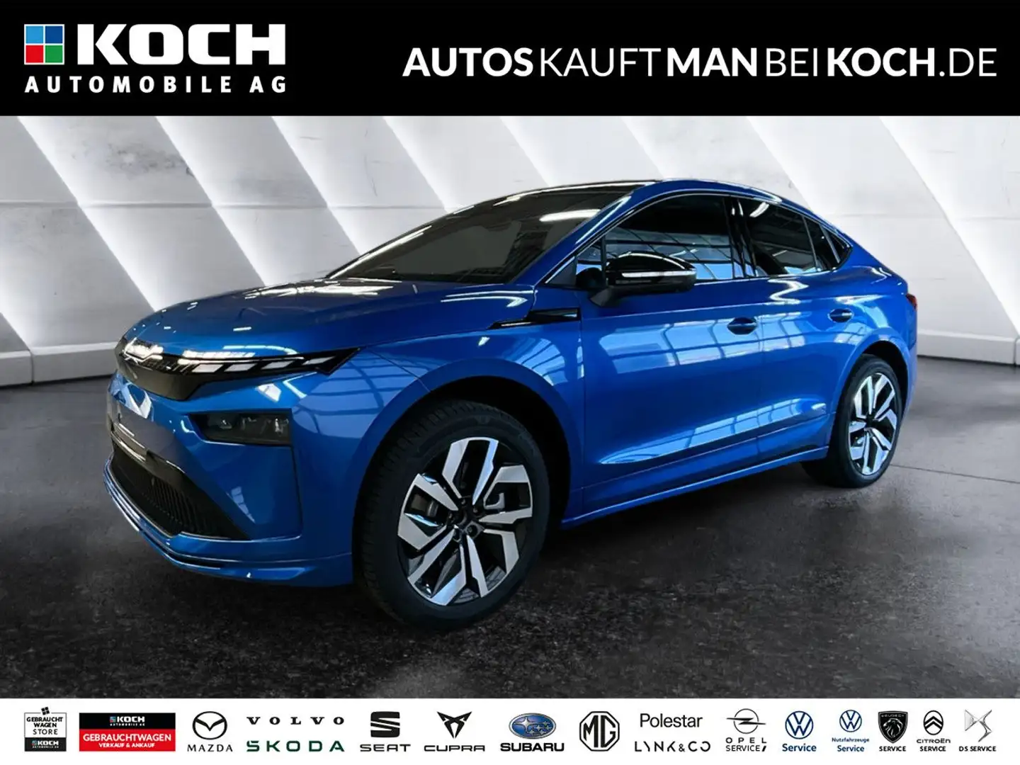 Skoda Enyaq Coupe 85 Sportline "MAXX" NAVI MATRIX AHZV Blau - 1
