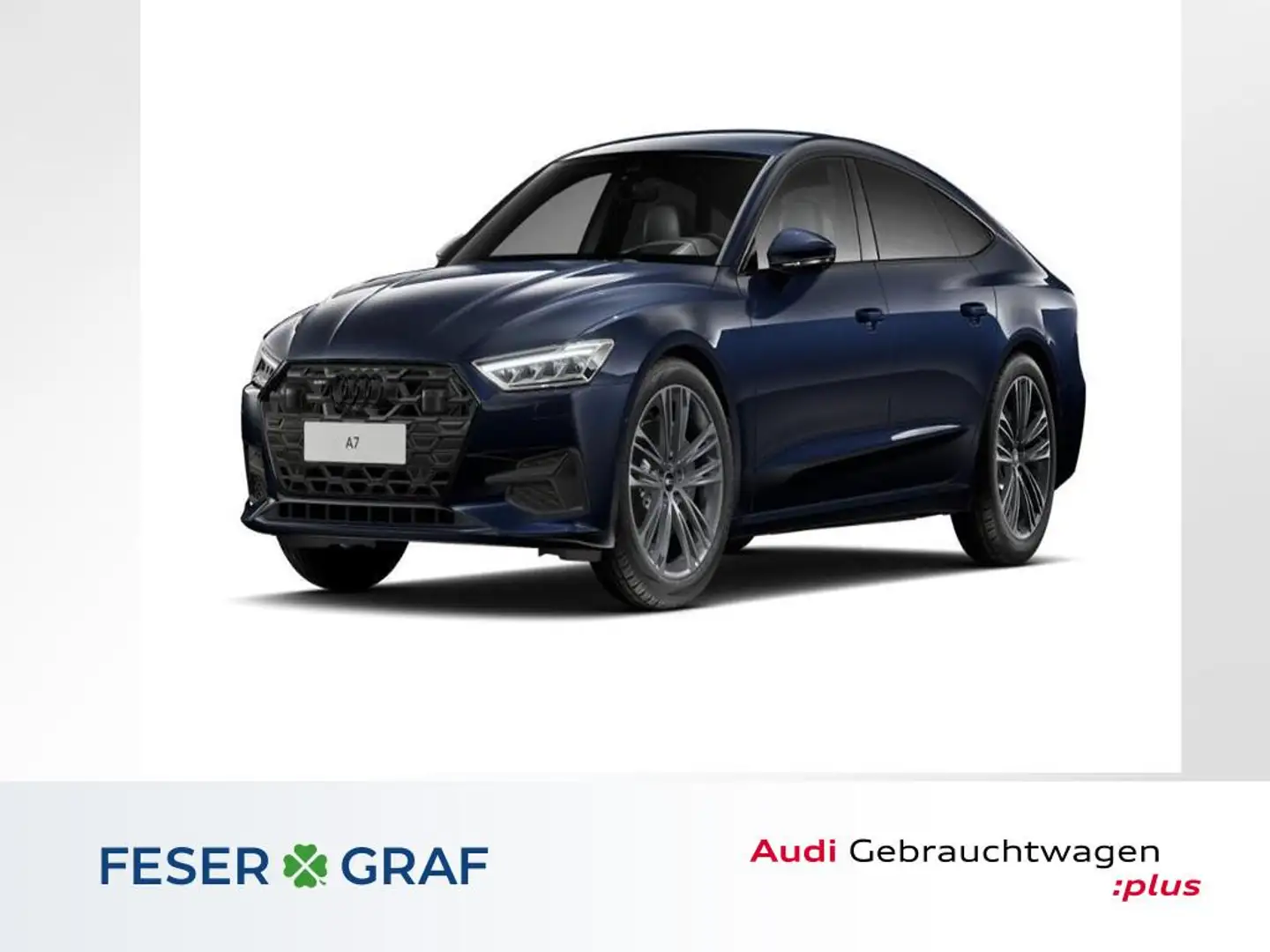 Audi A7 50 TDI quat. tiptro. HUD+360KAM+ACC Bleu - 1