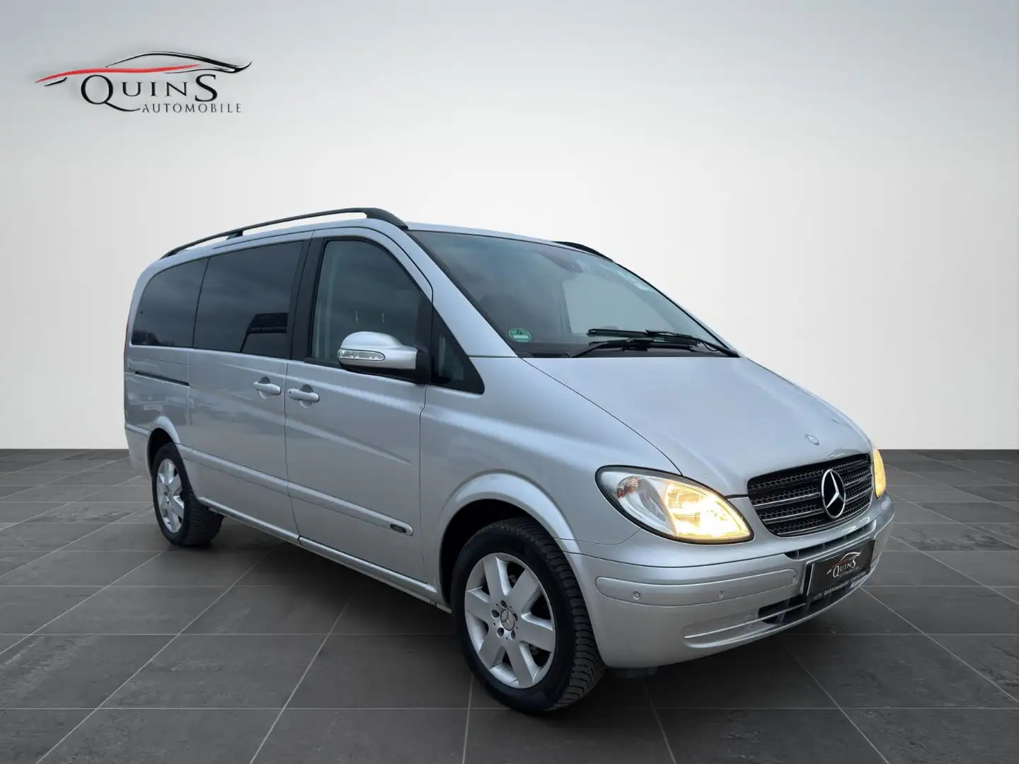 Mercedes-Benz Viano 2.2 CDI lang 1 Hand 7 Sitzer AC AHK Argent - 1