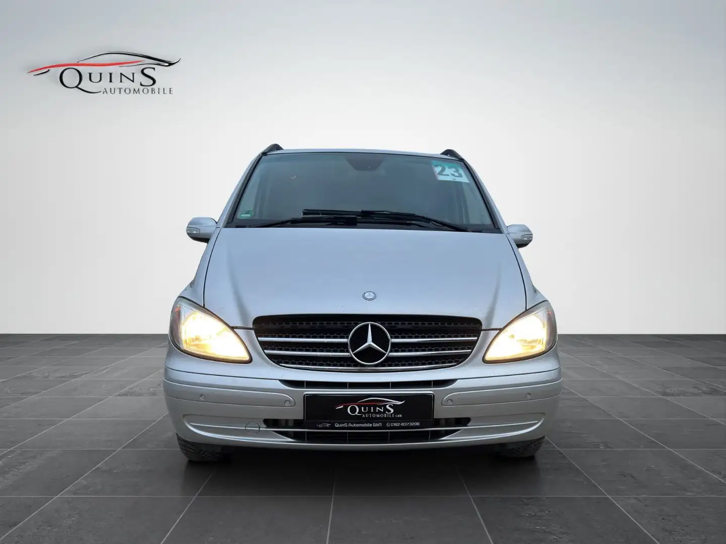 Mercedes-Benz Viano 2.2 CDI lang 1 Hand 7 Sitzer AC AHK Argent - 2