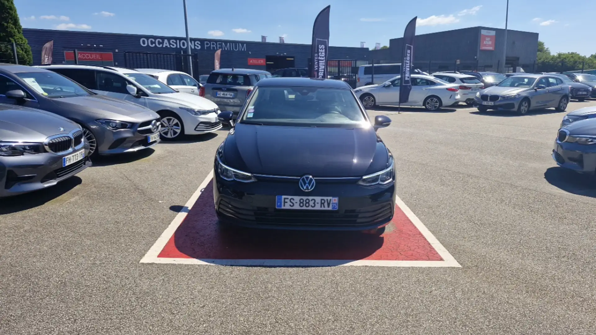 Volkswagen Golf 1.5 ETSI OPF 150 DSG7 LIFE 1ST Noir - 2