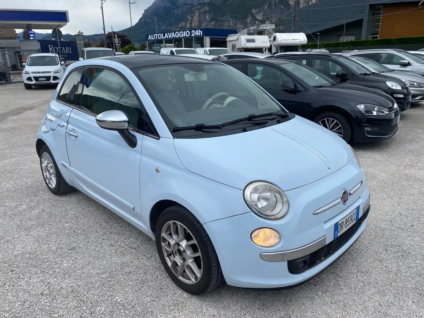 Fiat 500 500 1.3 mjt 16v Lounge 75cv neo patentati Blu/Azzurro - 2