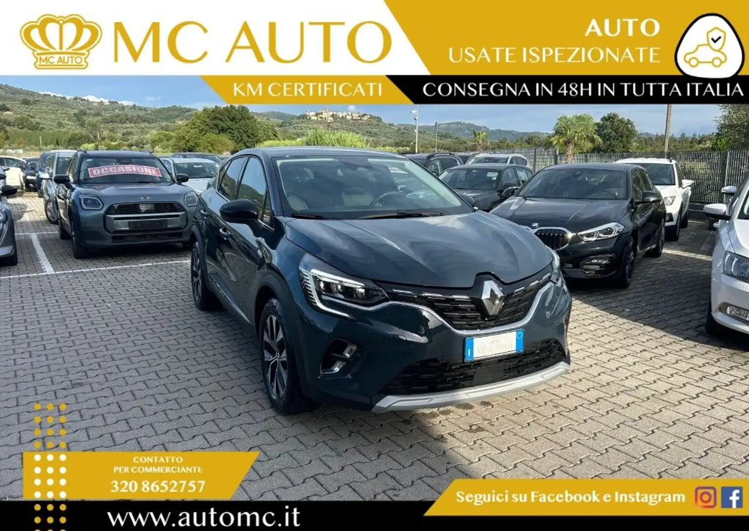 Renault Captur TCe 100 CV GPL Techno PROMO CON FINAZIAMENTO Bleu - 1