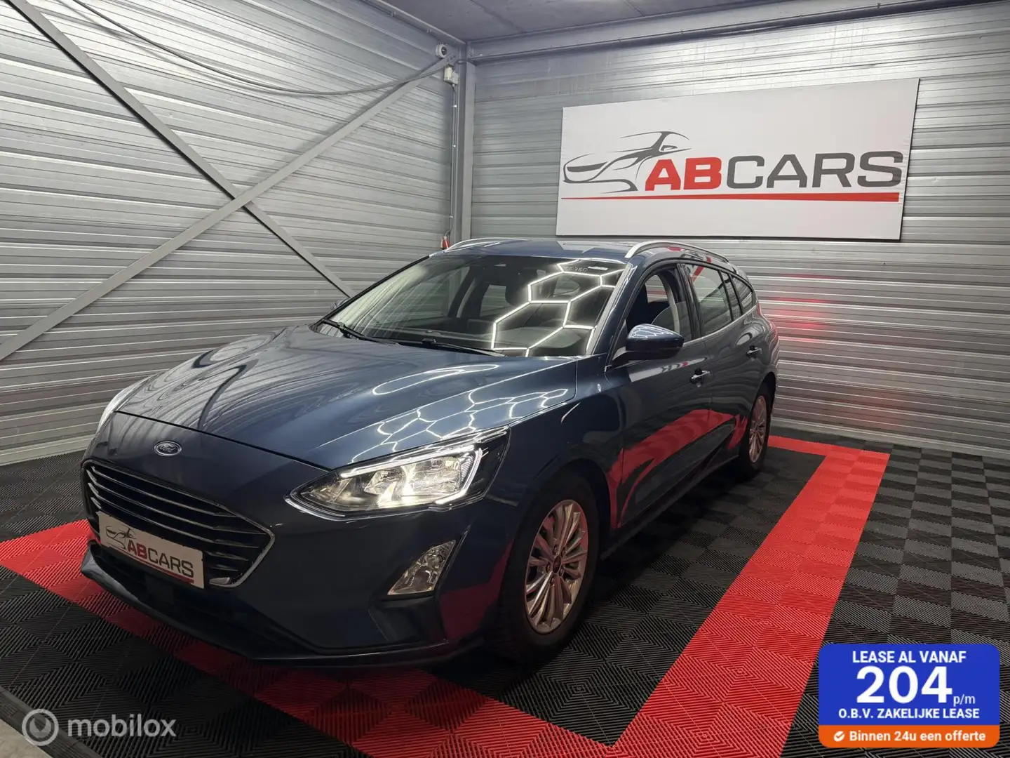 Ford Focus Wagon 1.0 EcoBoost Hybrid Titanium X Business Bleu - 1