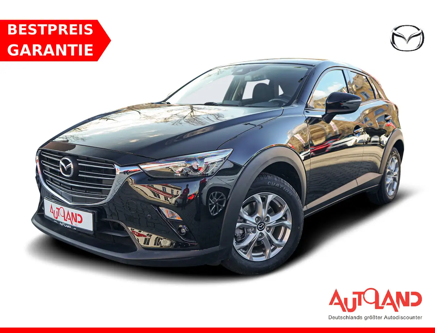 Mazda CX-3 2.0 Exclusive-Line LED Navi Totwinkel Schwarz - 1