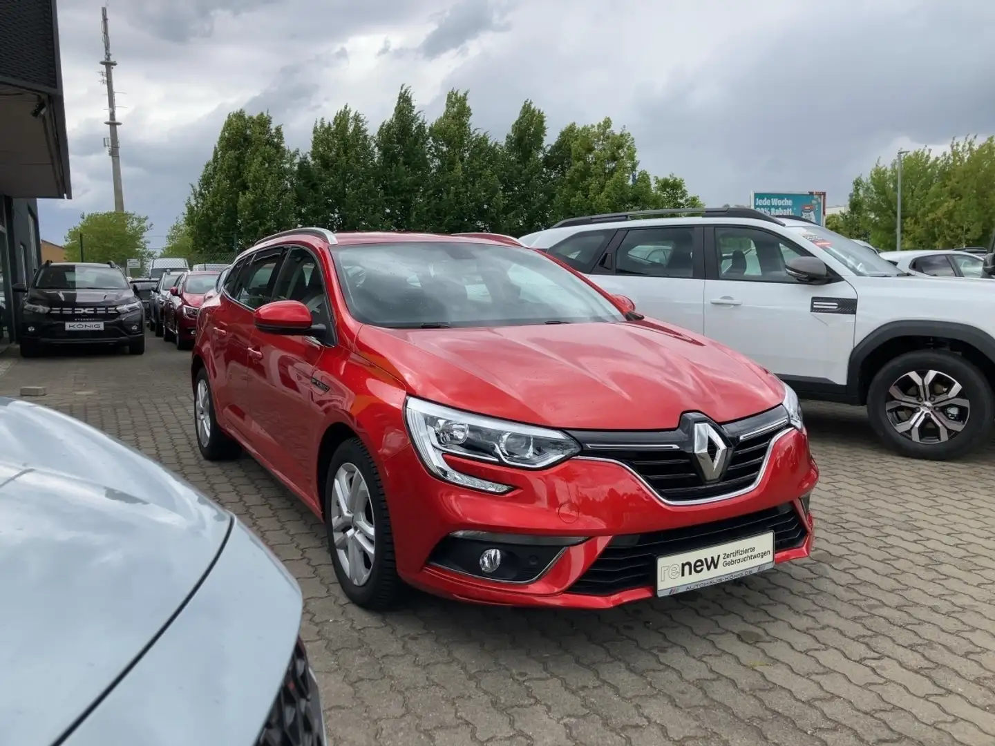 Renault Megane Grandtour BUSINESS, Automatik*Klima*Sitzheizung 14 Rot - 2
