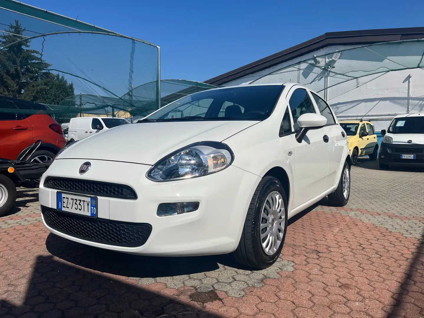 Fiat Punto Punto 5p 1.3 mjt II 16v Young eco s Weiß - 1