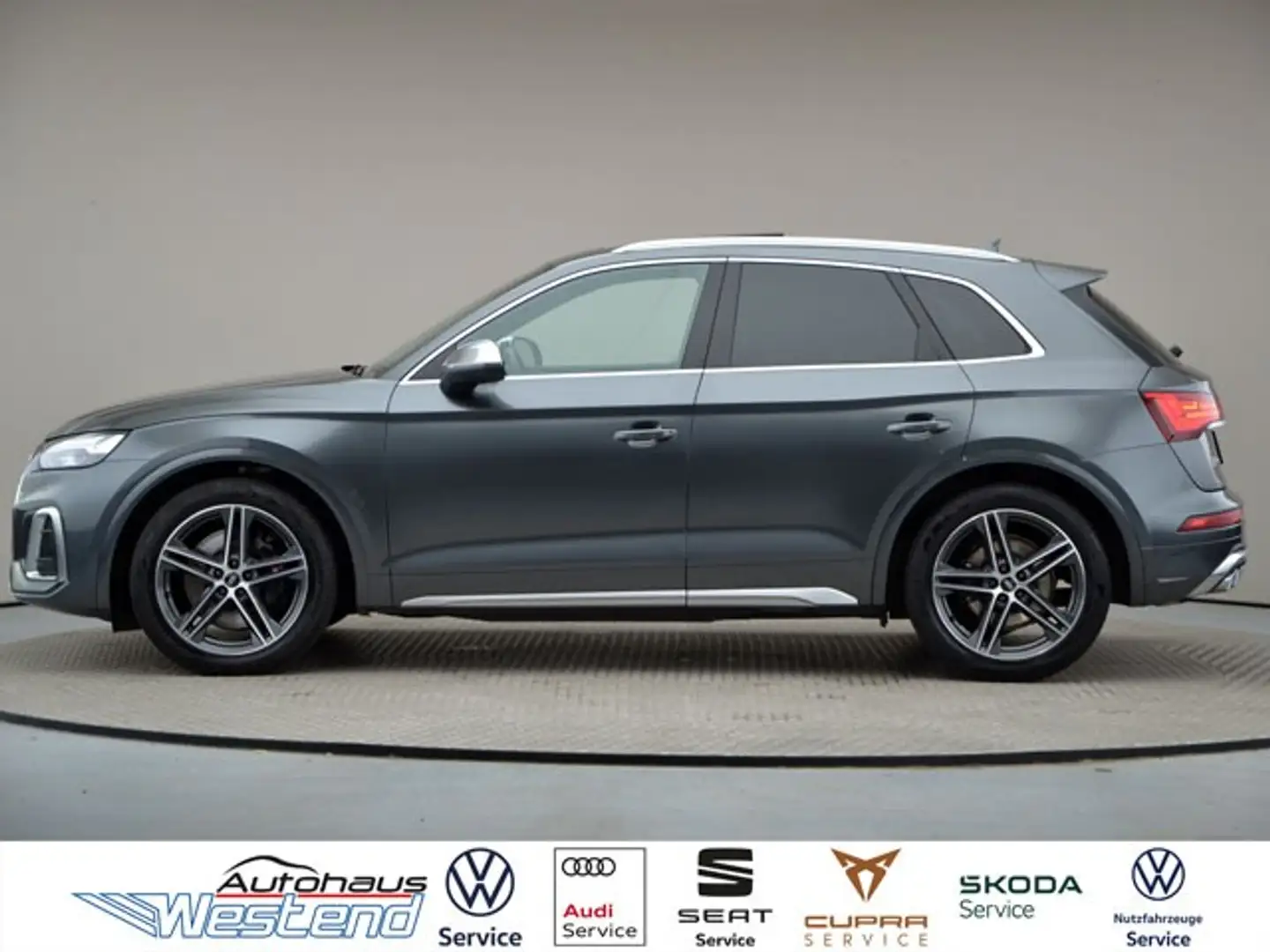 Audi SQ5 3.0l TDI 251KW qu. Pano Leder MatrixLED AHK Klima Grau - 2