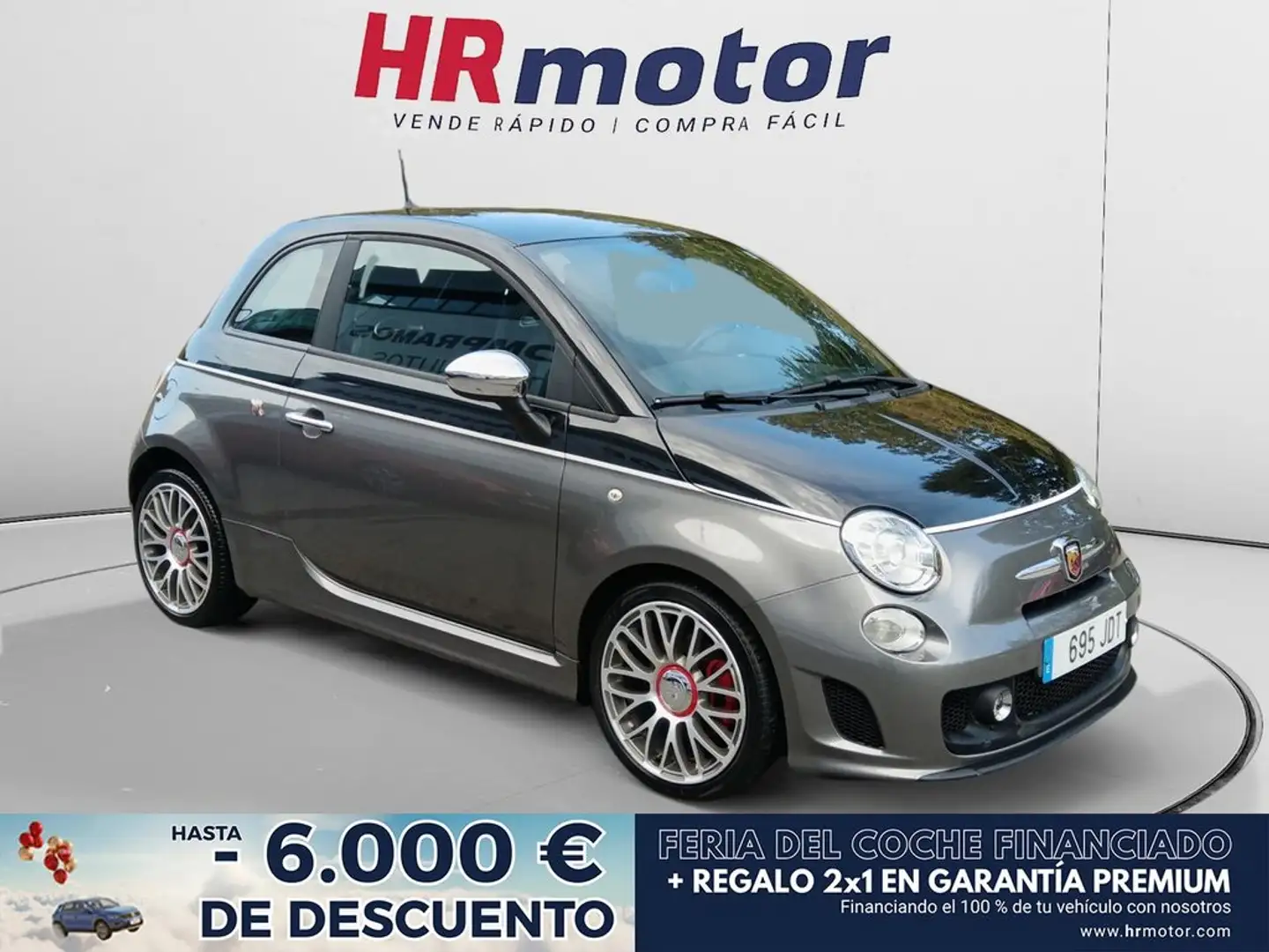 Abarth 500 1.4 T-Jet 16V Gris - 1