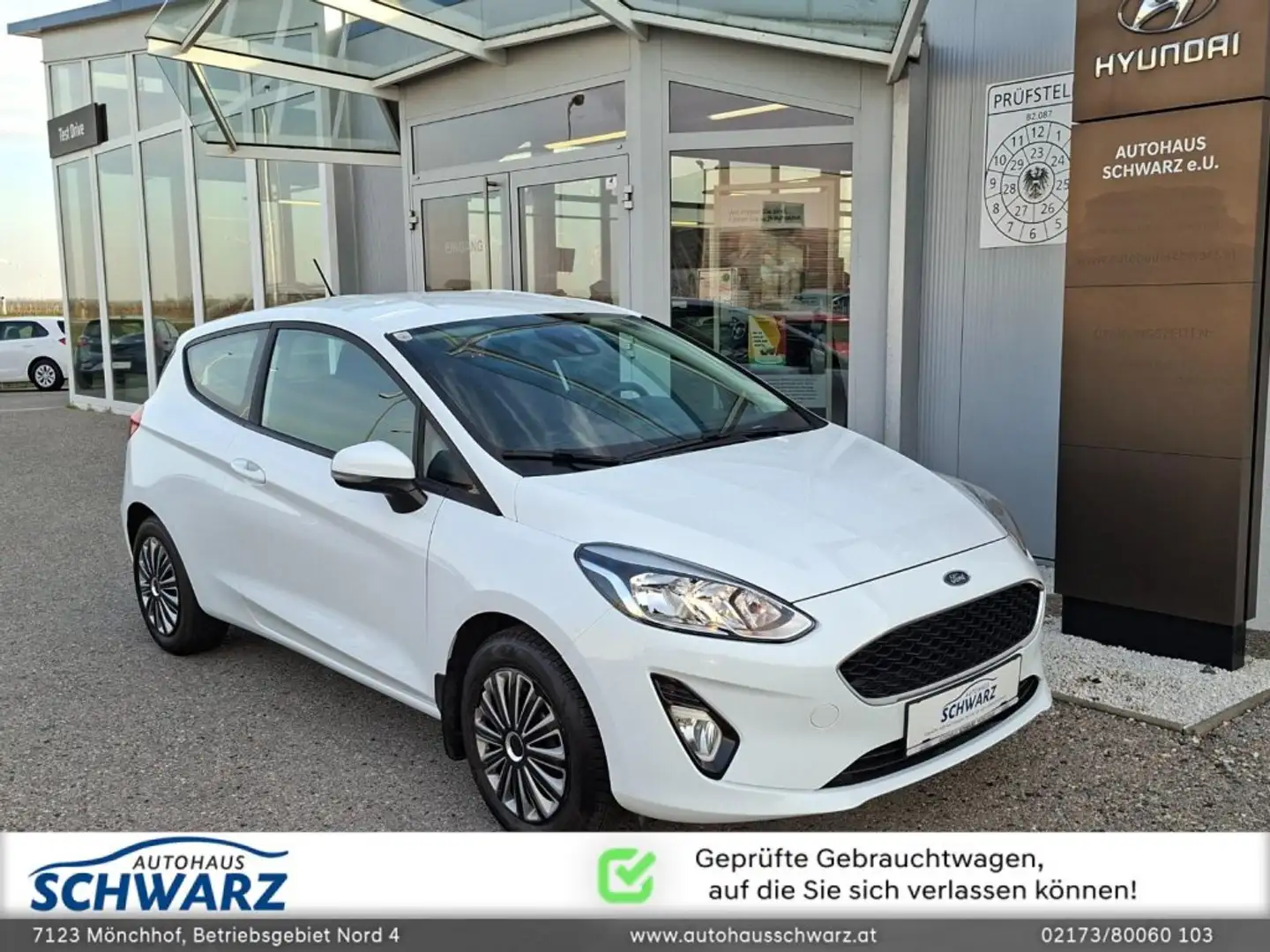 Ford Fiesta Trend 1,1 Weiß - 1