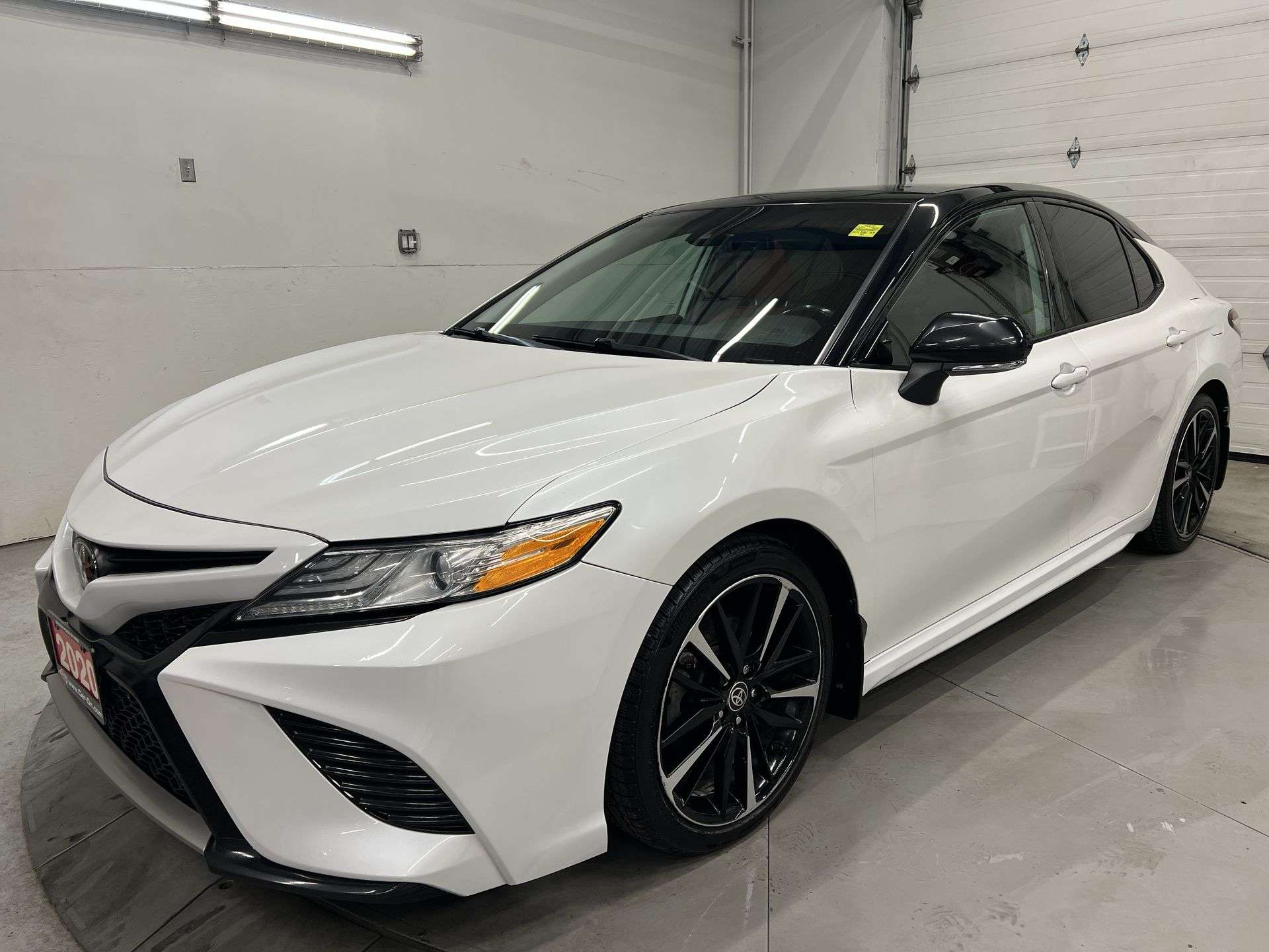 White 2020 Toyota Camry Sedan All-Wheel Drive Automatic
