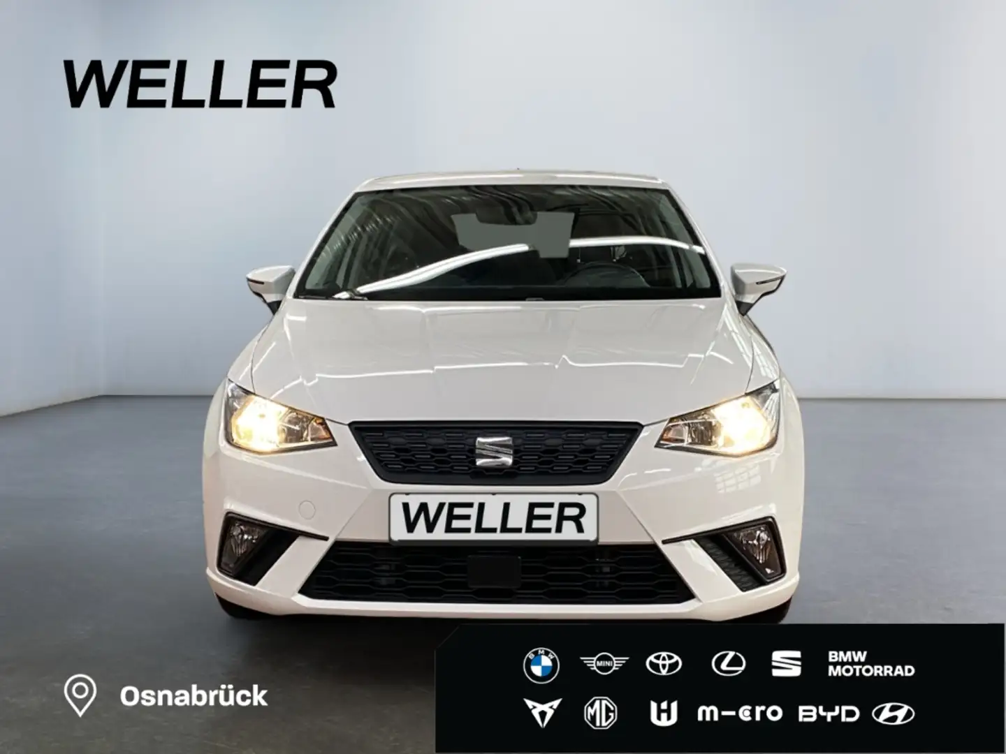 SEAT Ibiza 1.0 TSI Style *SHZ*Navi*CarPlay*PDC hi*DAB* Blanc - 2