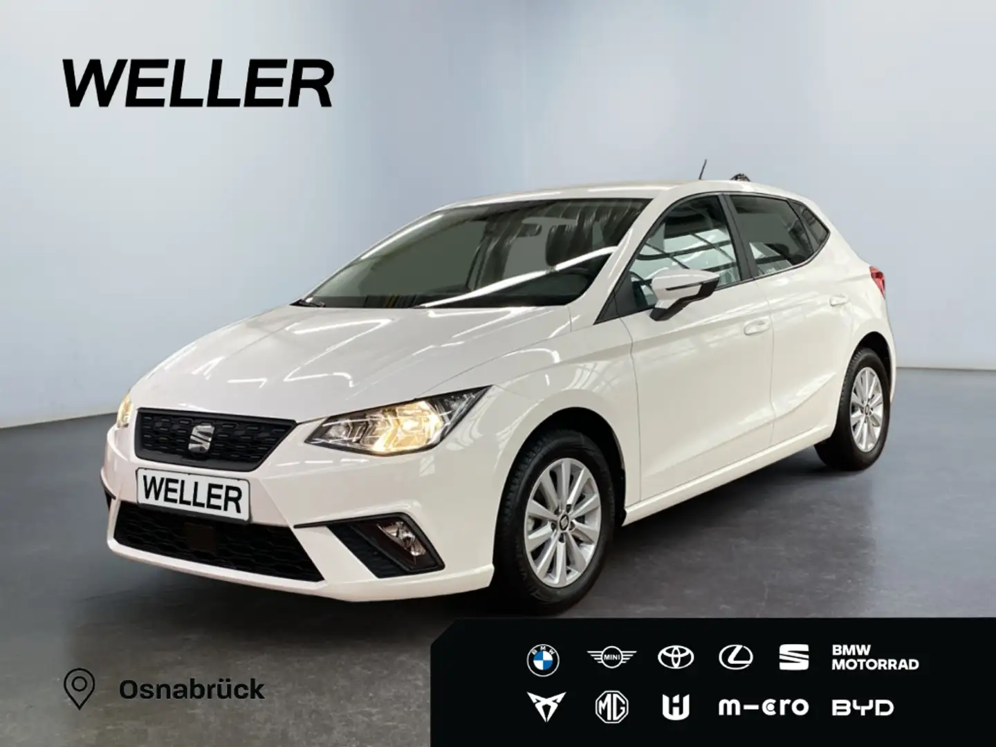 SEAT Ibiza 1.0 TSI Style *SHZ*Navi*CarPlay*PDC hi*DAB* Blanc - 1