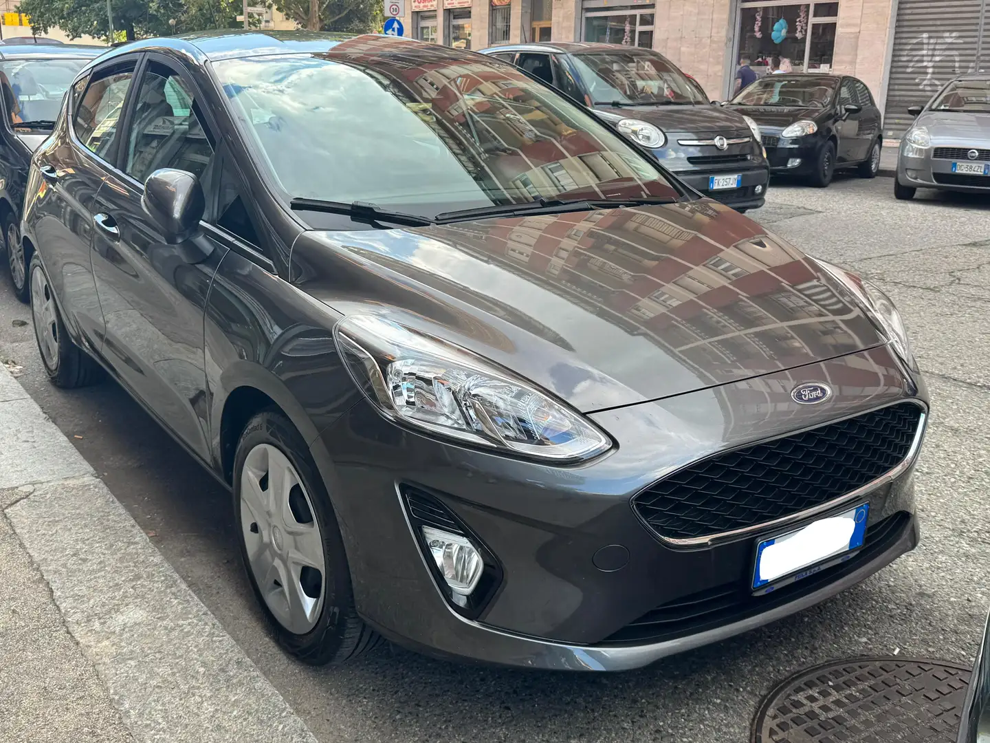 Ford Fiesta VII 2017 5p 5p 1.1 Titanium Gpl s/Unico Propriet Gris - 2