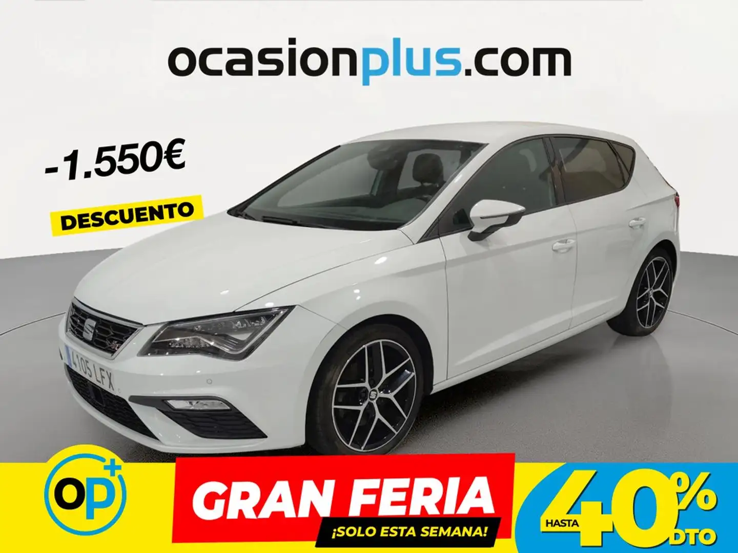 SEAT Leon 1.5 EcoTSI S&S FR Fast Edition Plus 150 Blanco - 1