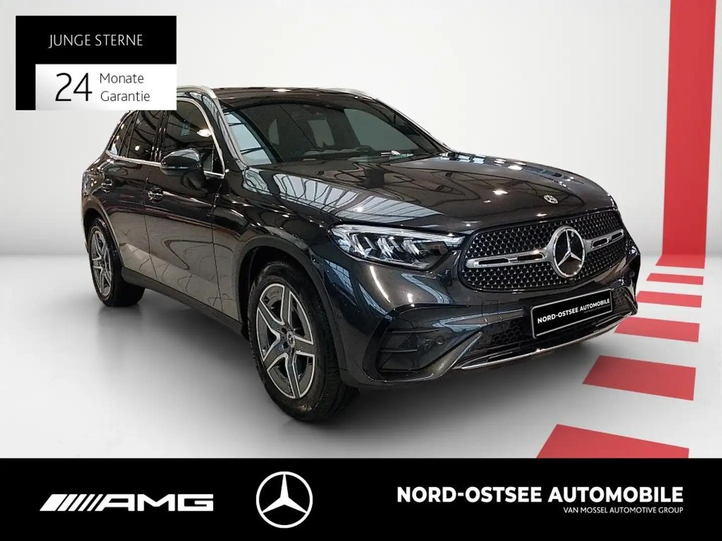 Mercedes-Benz GLC 300 d 4M AMG MBUX SHZ KLIMA KEYLESS-GO Grau - 2