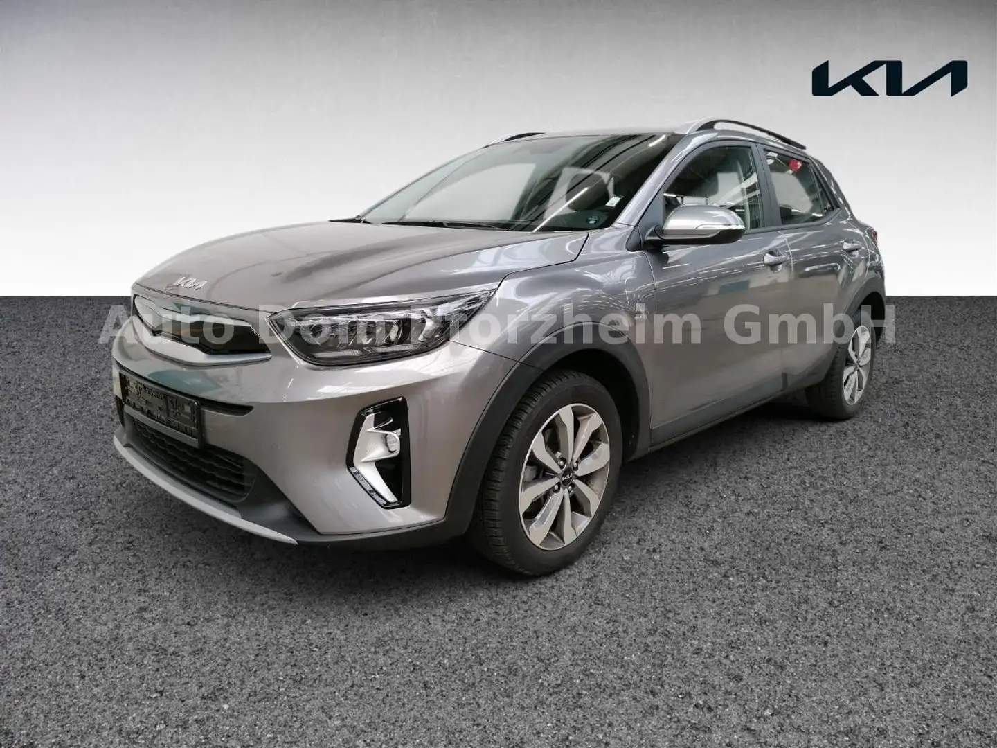 Kia Stonic 1,0T 100 DCT Vision/LED/NAVI Gris - 1