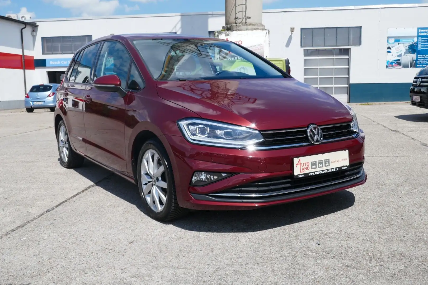 Volkswagen Golf Sportsvan Join TDI DSG ACC/AHK/LED/Nav Rouge - 1