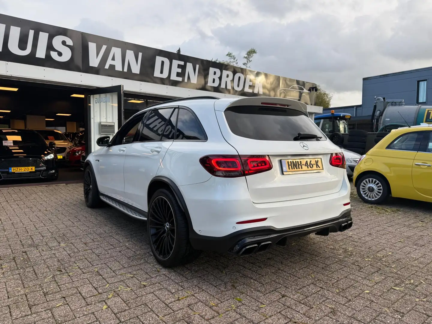 Mercedes-Benz GLC 63 AMG 4MATIC+|Dealer OH|Facelift|Panorama|Burmester|360| Blanc - 2