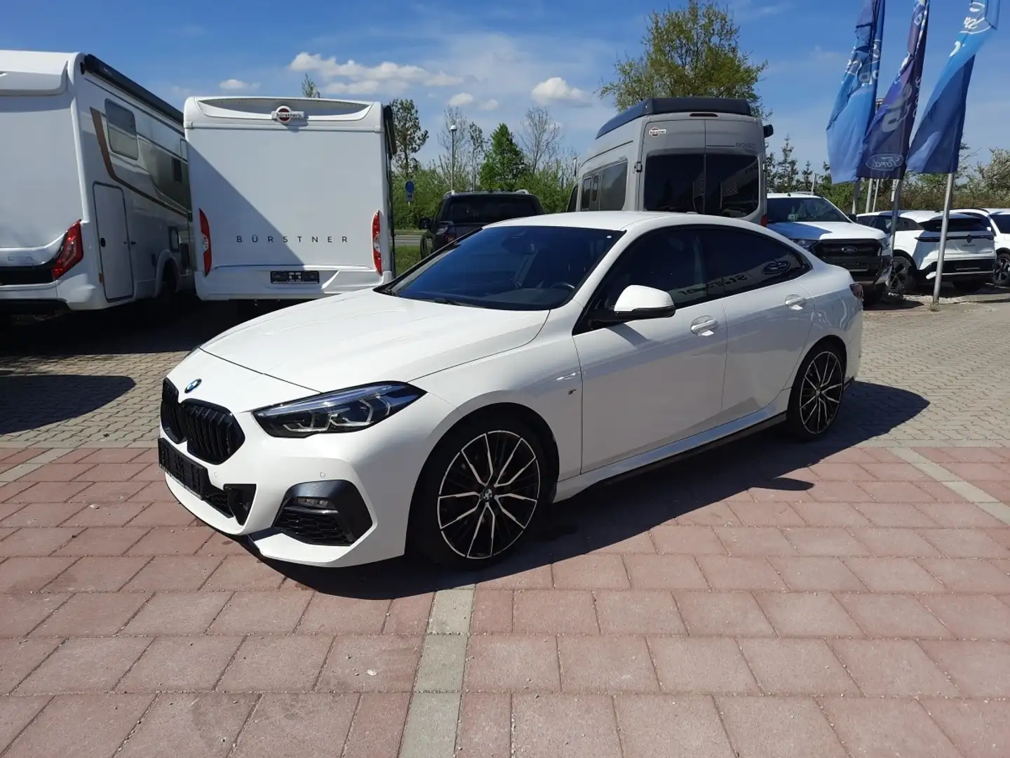 BMW 218 i Gran Coupe M-Sport Navi AHK SHZ LED Fehér - 2