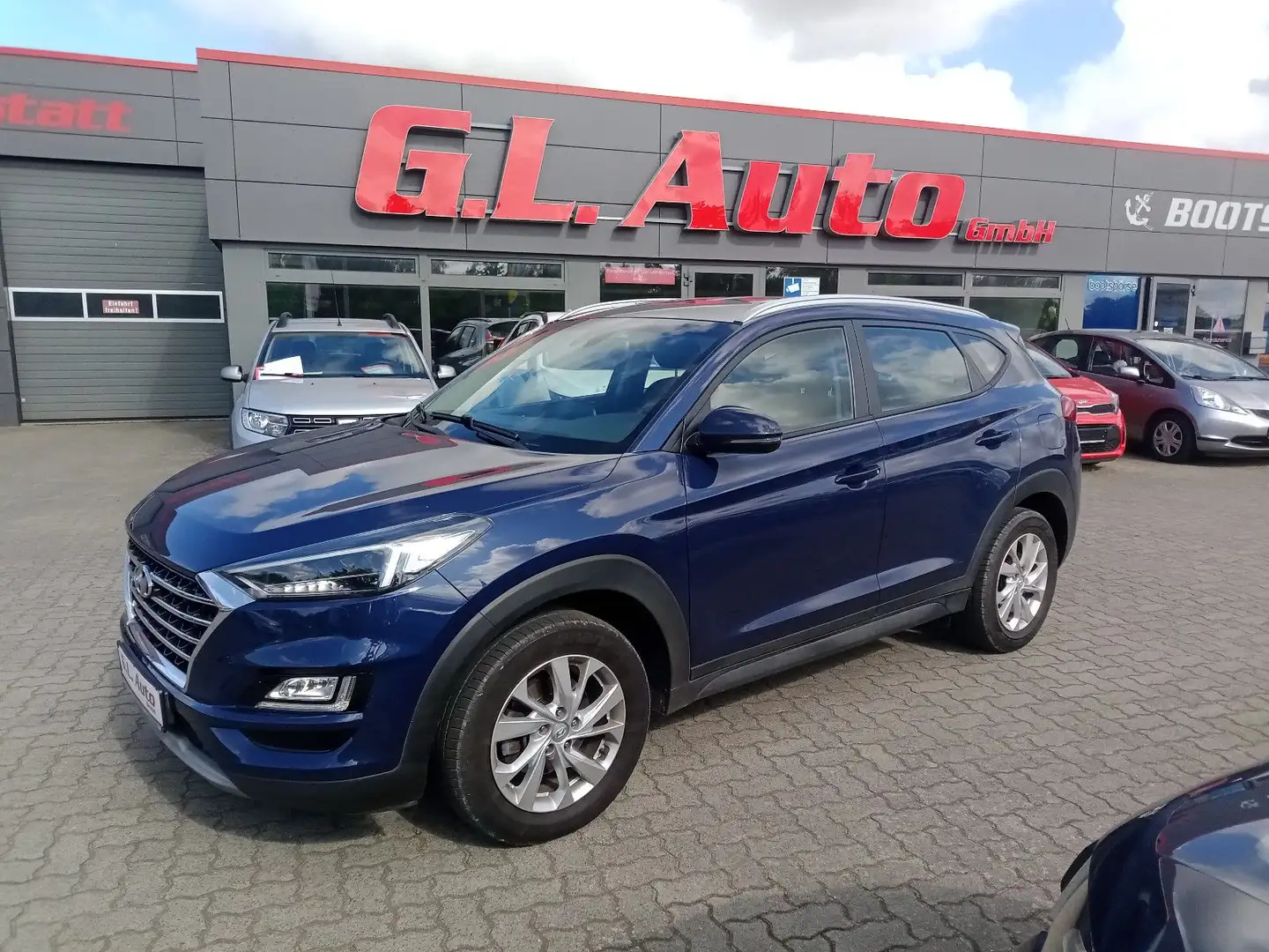 Hyundai TUCSON Trend 2WD/NAVI/KAM/SH/PDC/LED/SPURASSI Bleu - 1