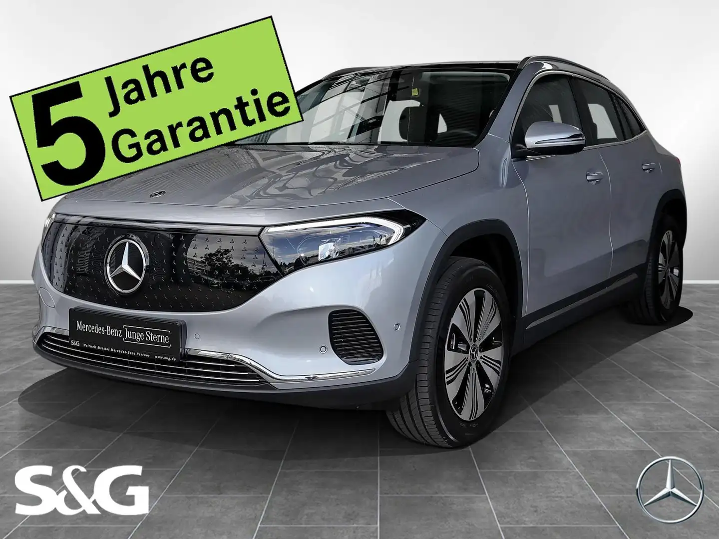 Mercedes-Benz EQA 4M KAMERA+TOTWINKEL+PANORAMA+CARPLAY+18" Zilver - 1