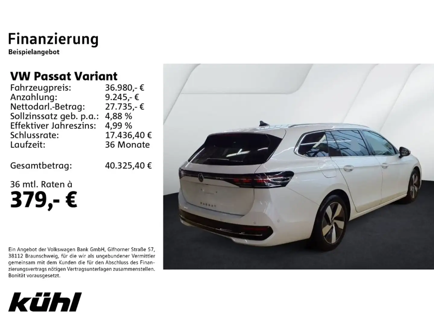 Volkswagen Passat Variant 2.0 TDI DSG Elegance IQ.Light/ACC Weiß - 2