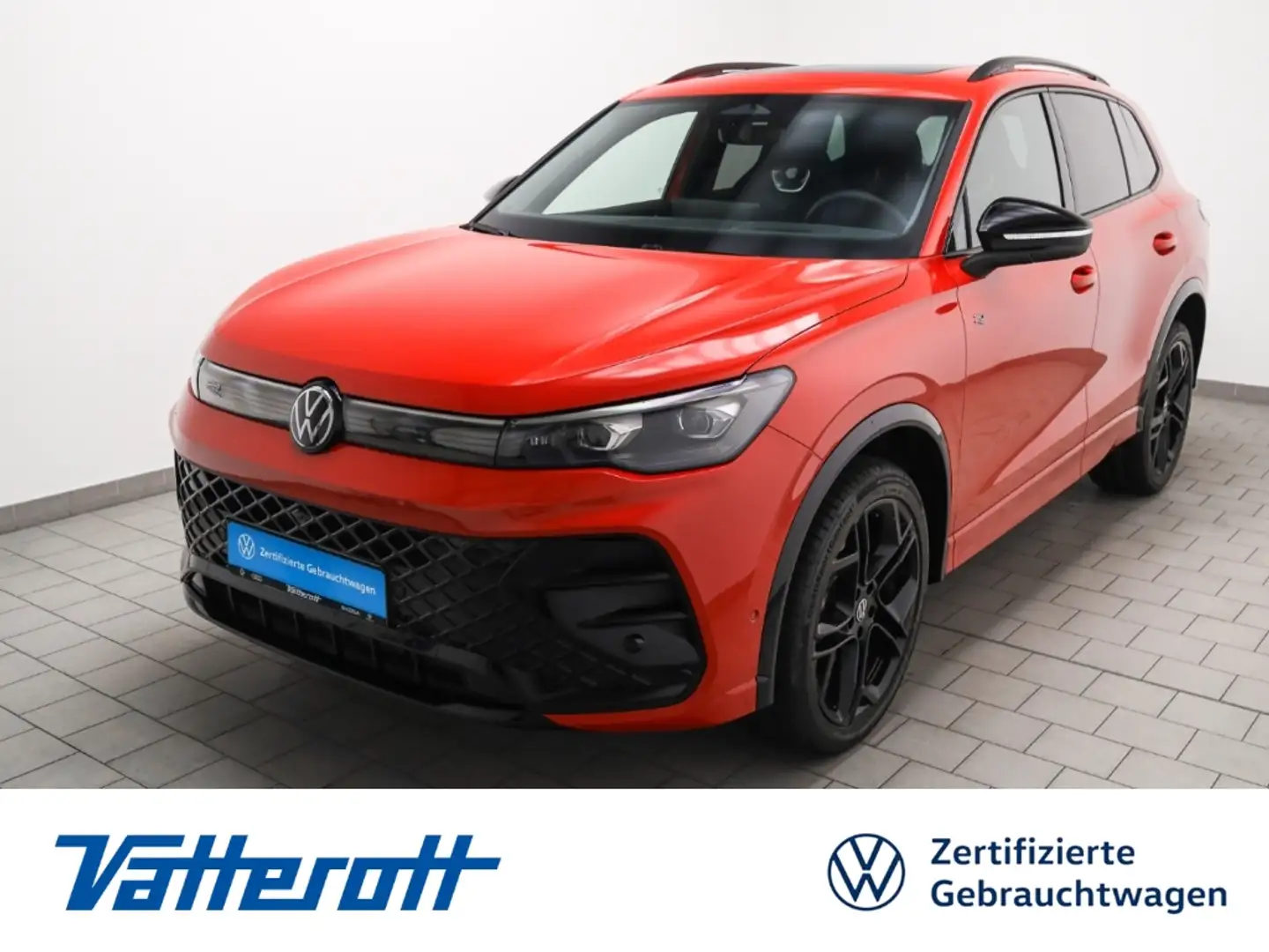 Volkswagen Tiguan R-Line 2.0 TDI 4M DSG AHK Panodach HD-Matrix Navi Rot - 1
