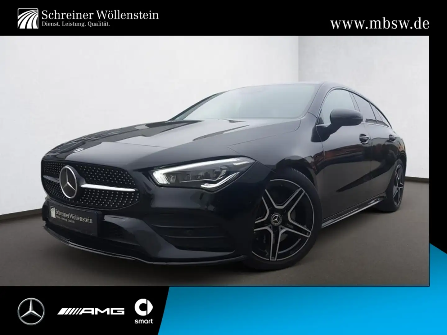 Mercedes-Benz CLA 220 d SB AMG *Night*AHK*Distr*FAP*Mbeam*MBUX Noir - 1