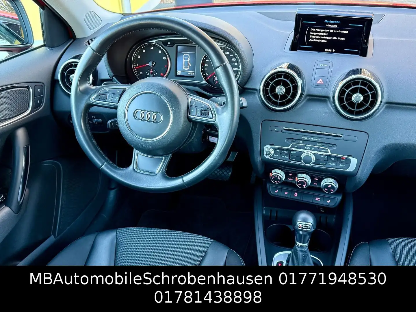 Audi A1 SPORTBACK S- LINE AUTOMATIK PDC NAVI Rot - 2