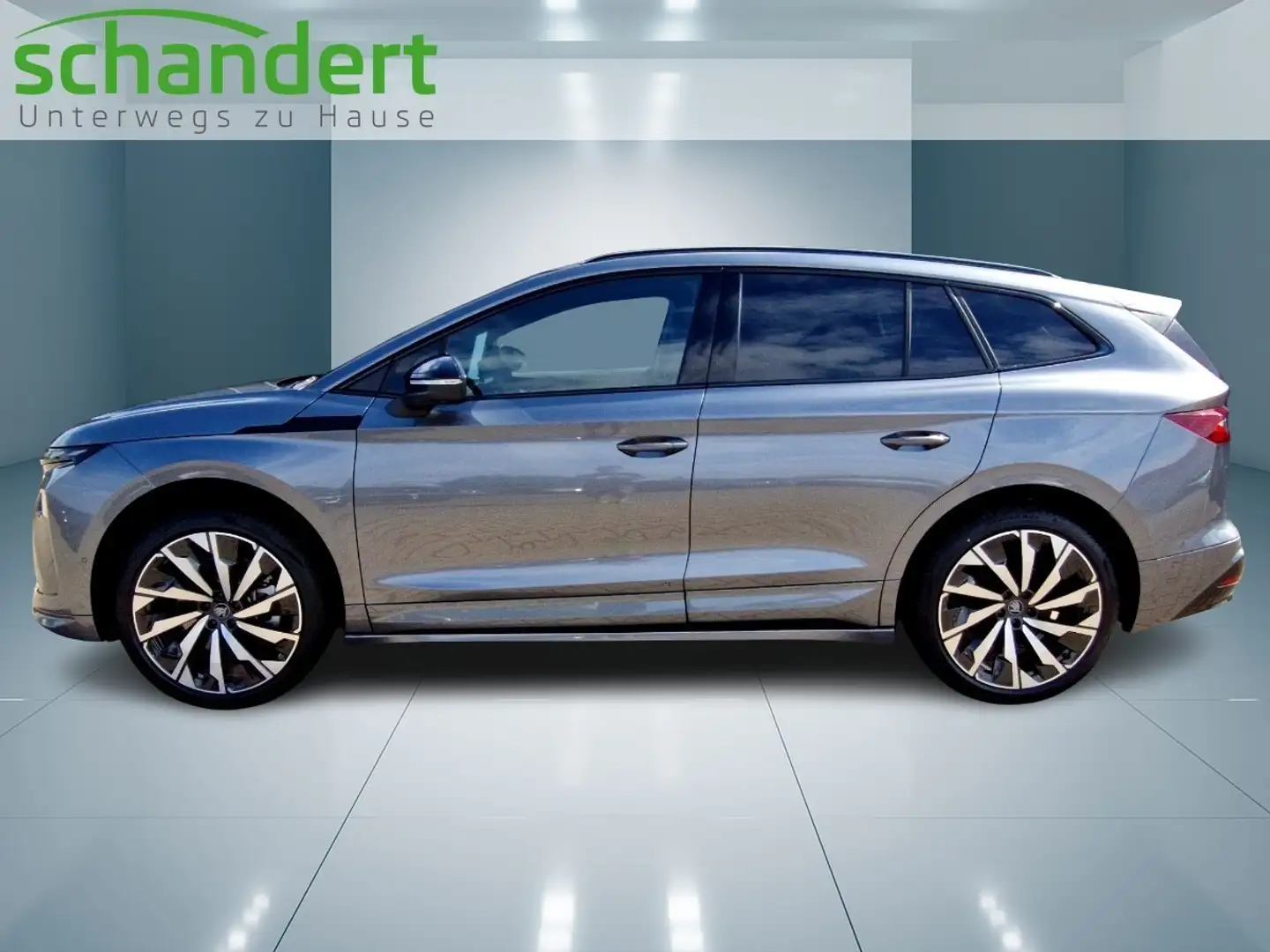 Skoda Enyaq 85 x Sportline Matrix Navi AHK Klimaautomatik Grau - 2