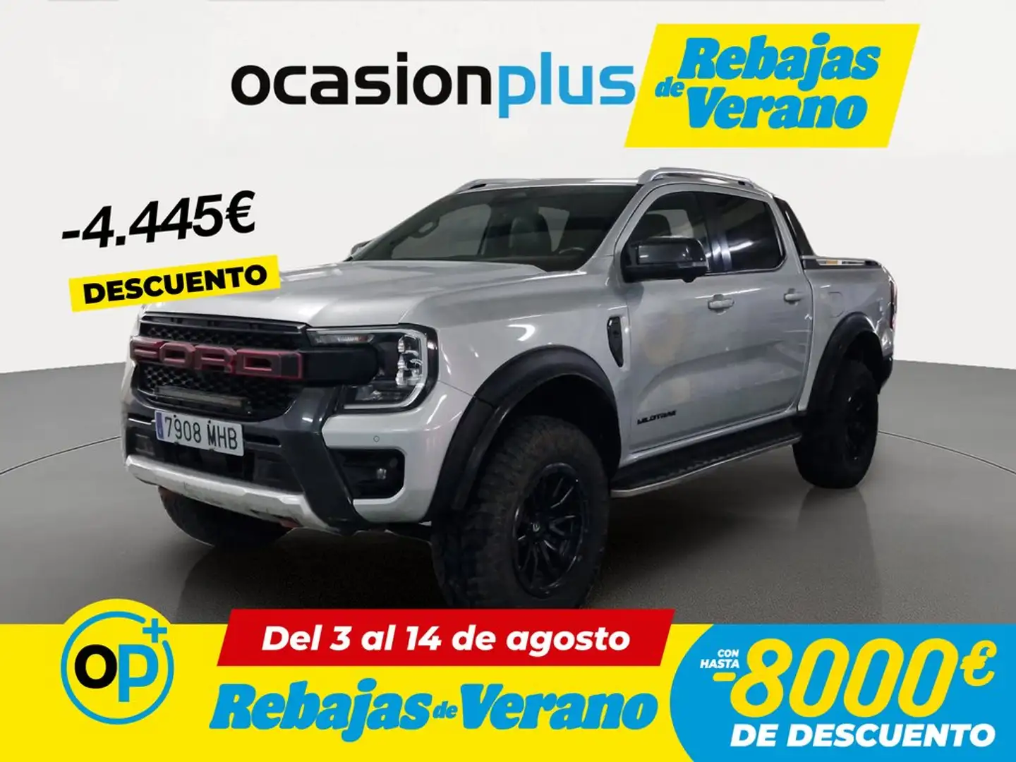 Ford Ranger Doble Cabina 3.0EcoBlue V6 S&S Wildtrak Aut Gris - 1