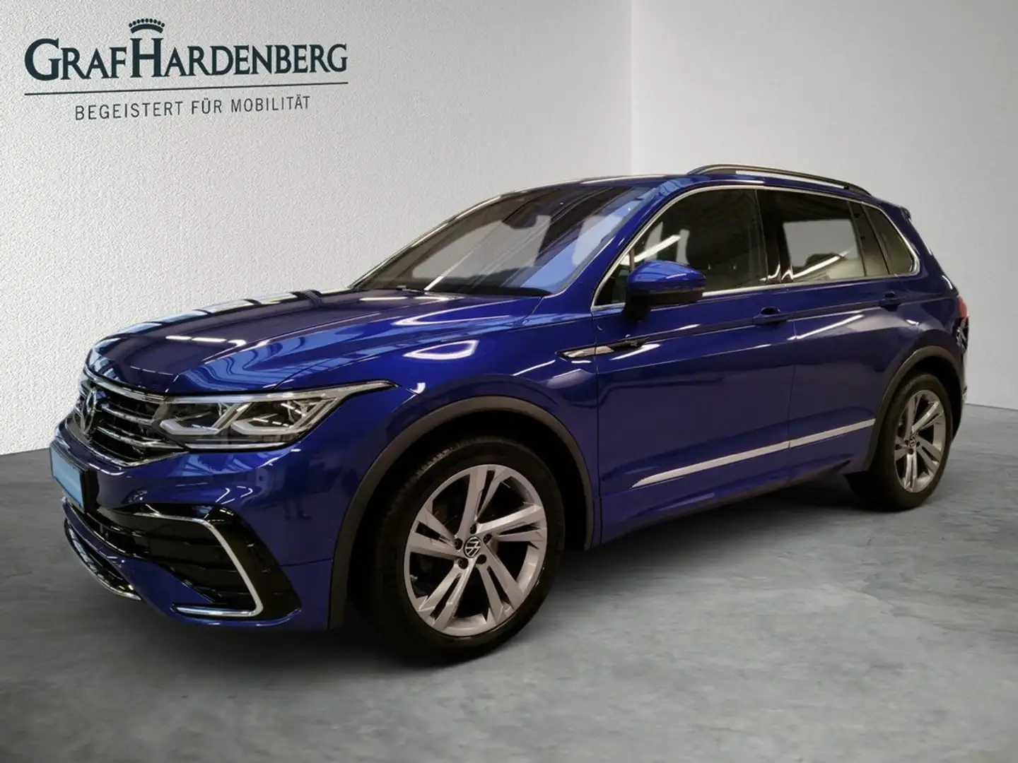 Volkswagen Tiguan 2.0 TDI DSG R-Line Panorama Navi ACC Blau - 1