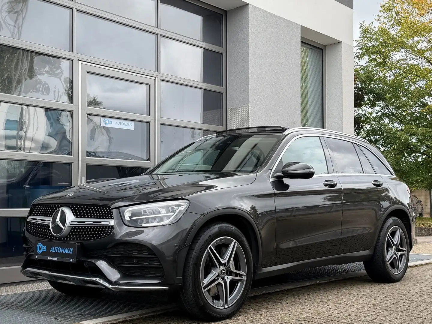 Mercedes-Benz GLC 220 d 4M*9G*ACC*3xAMG*PANO*KAM*HEAD UP*MEMORY Gris - 1