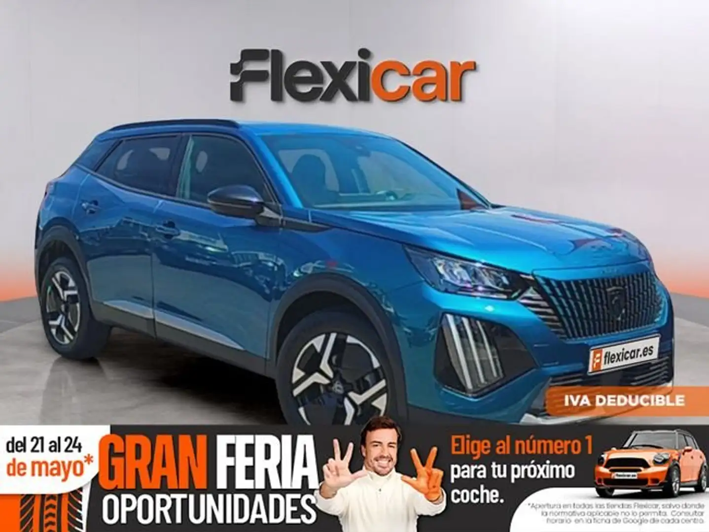 Peugeot 2008 Allure Gasolina 100 S&S 6 Vel. MAN Azul - 1